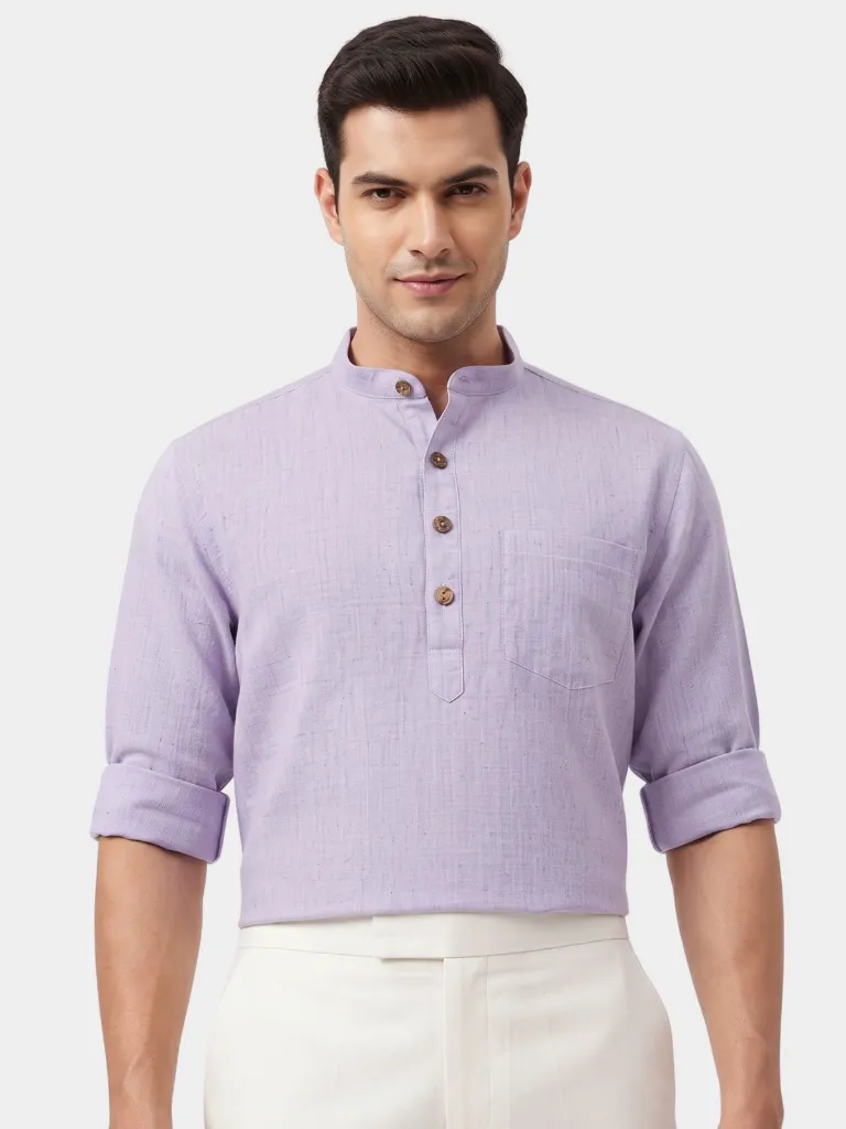 lavender-khadi-kurta-for-men.webp