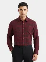 maroon-black-khadi-shirt-for-men.webp