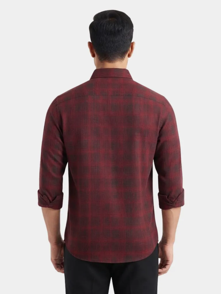 men-maroon-black-khadi-shirt.webp