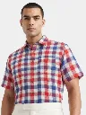 half-sleeve-check-shirt-for-men.webp