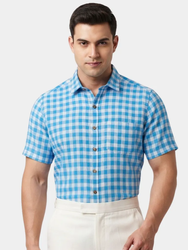 blue-checked-half-sleeve-shirt-for-men.webp