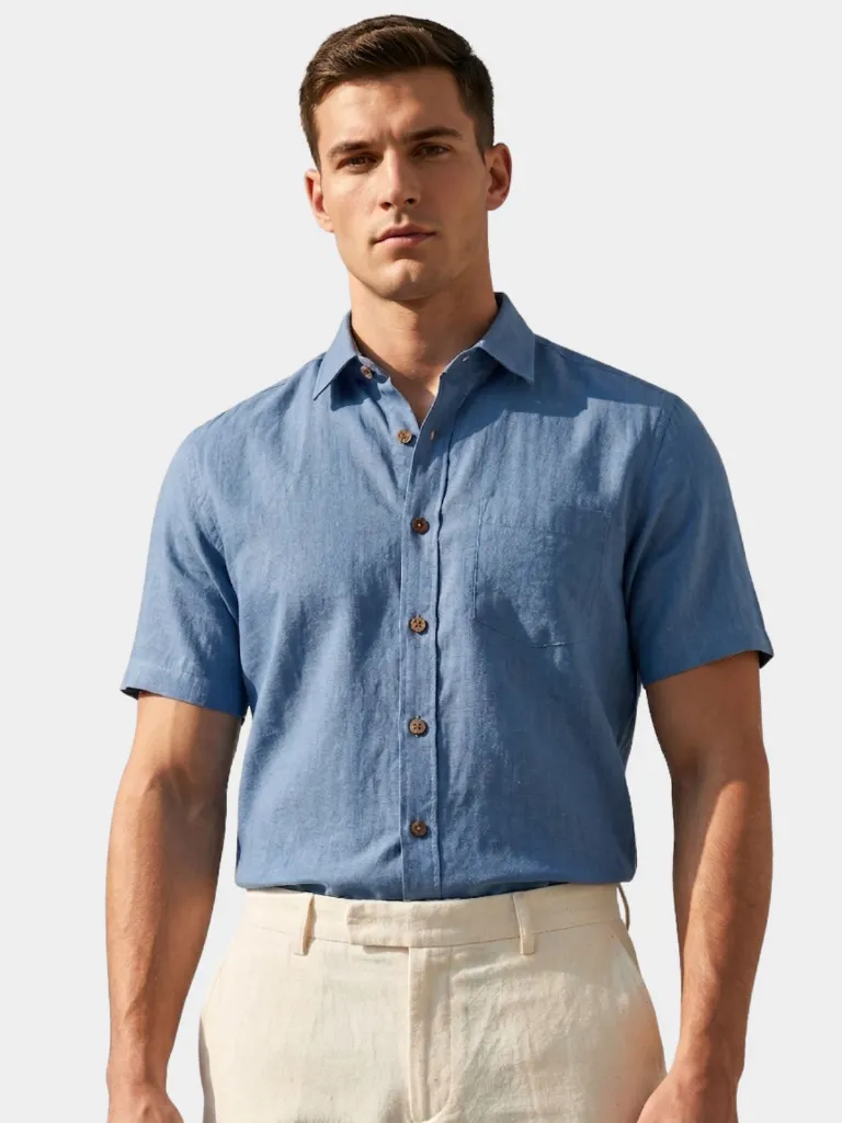 cerulean-blue-khadi-cotton-shirt-for-men.webp