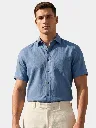 cerulean-blue-khadi-cotton-shirt-for-men.webp