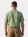green-half-sleeves-stripes-khadi-shirt-for-men.webp
