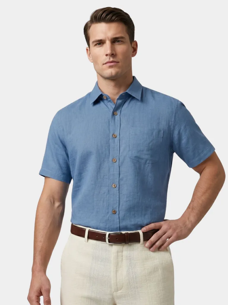 ceruline-blue-khadi-cotton-shirt-for-men.webp