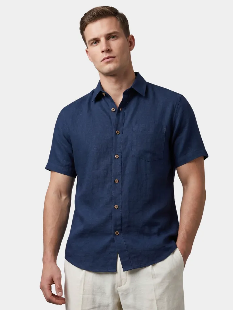 best-navy-blue-khadi-cotton-shirt-men.webp