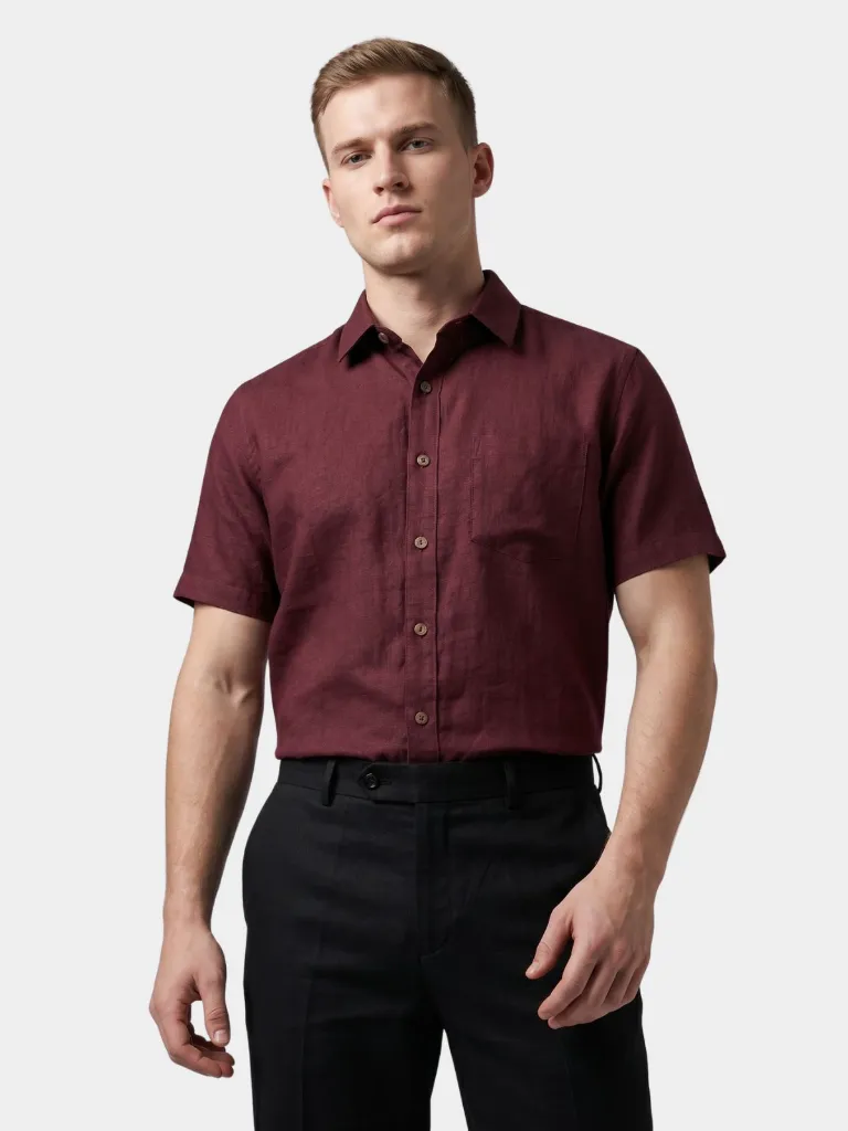 maroon-khadi-cotton-shirt-for-men.webp