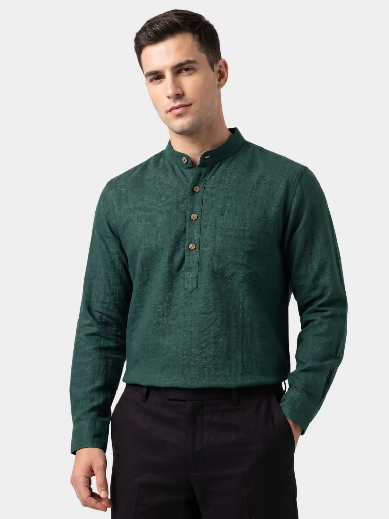 dark-green-kurta-shirt-men.webp