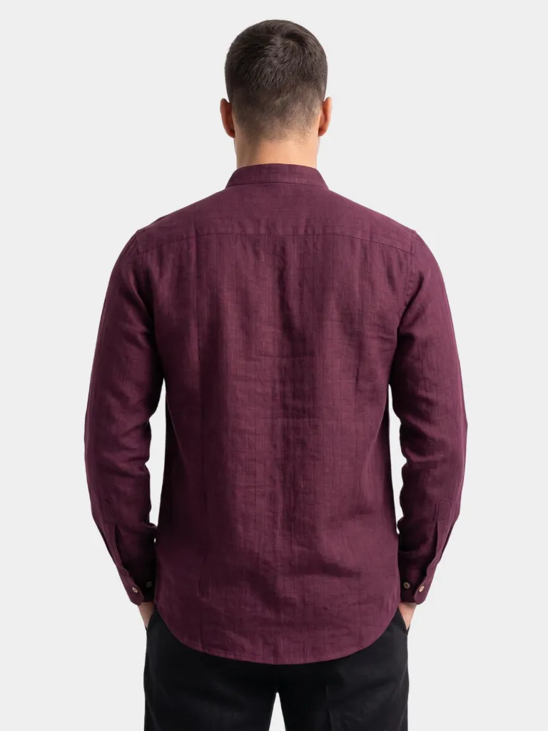 men-maroon-short-kurta-shirt.webp