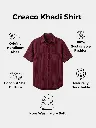 maroon-black-stripes-khadi-shirt.webp