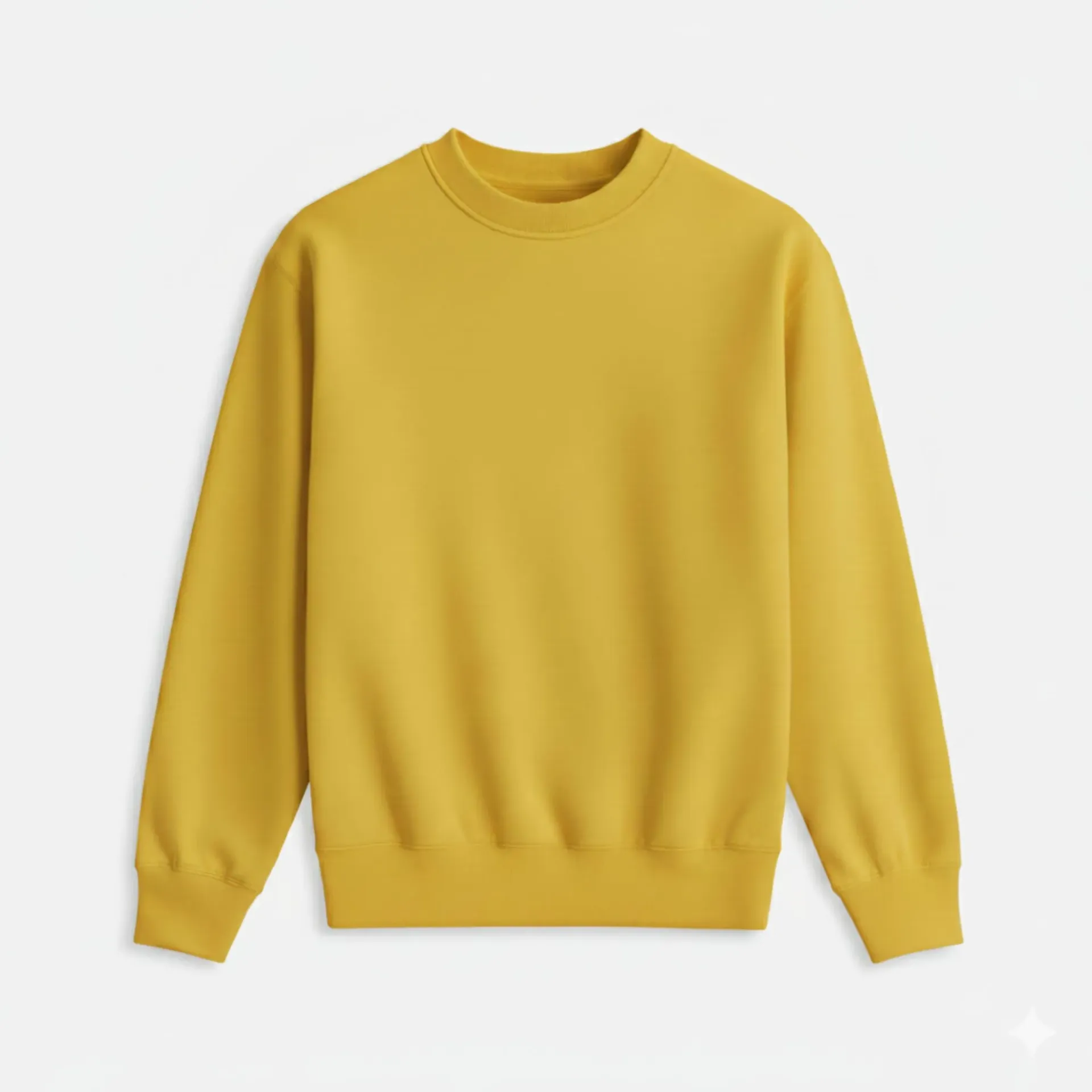 Yellow Sweatshirt (S, Solid)