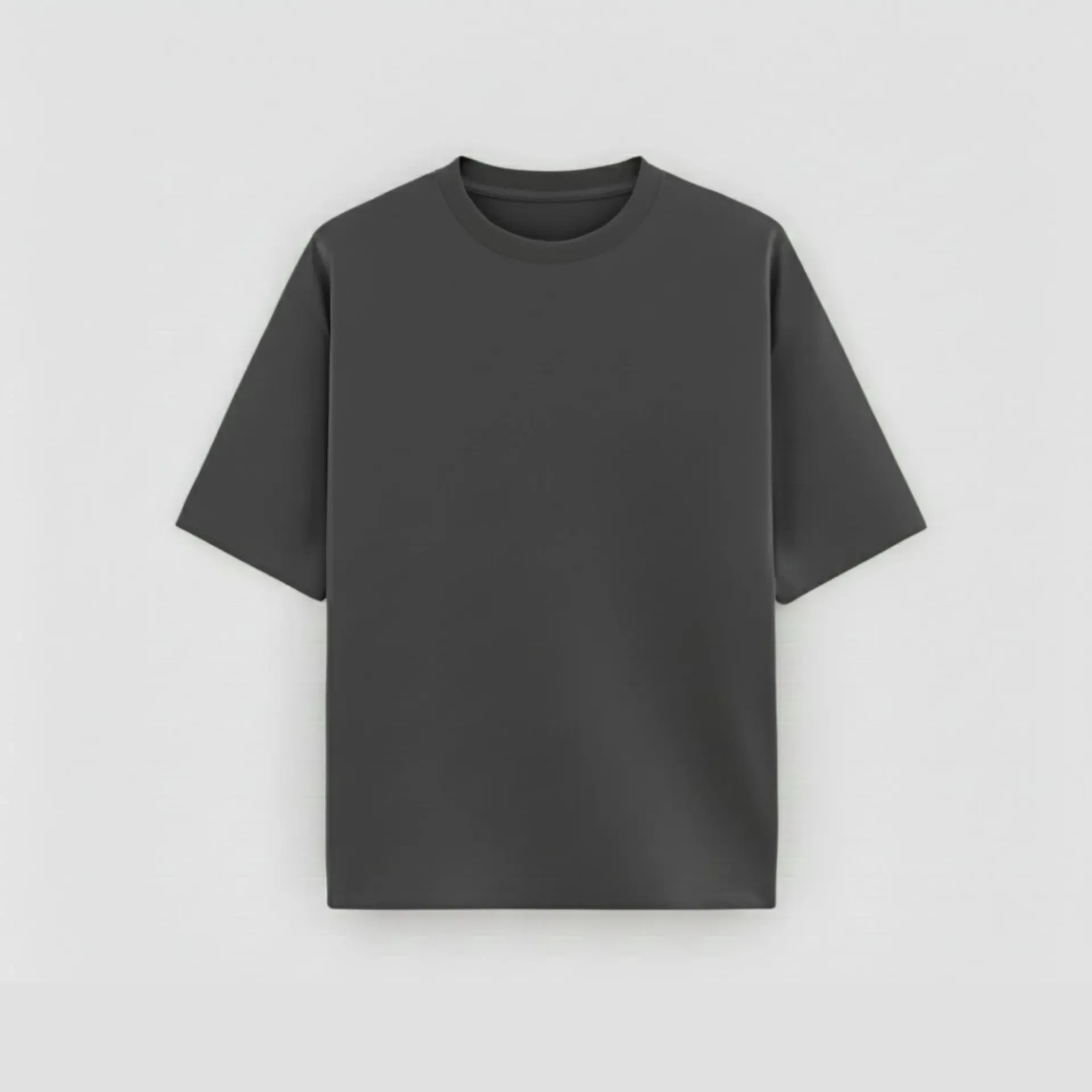 Steel grey T-shirt (S, Solid)