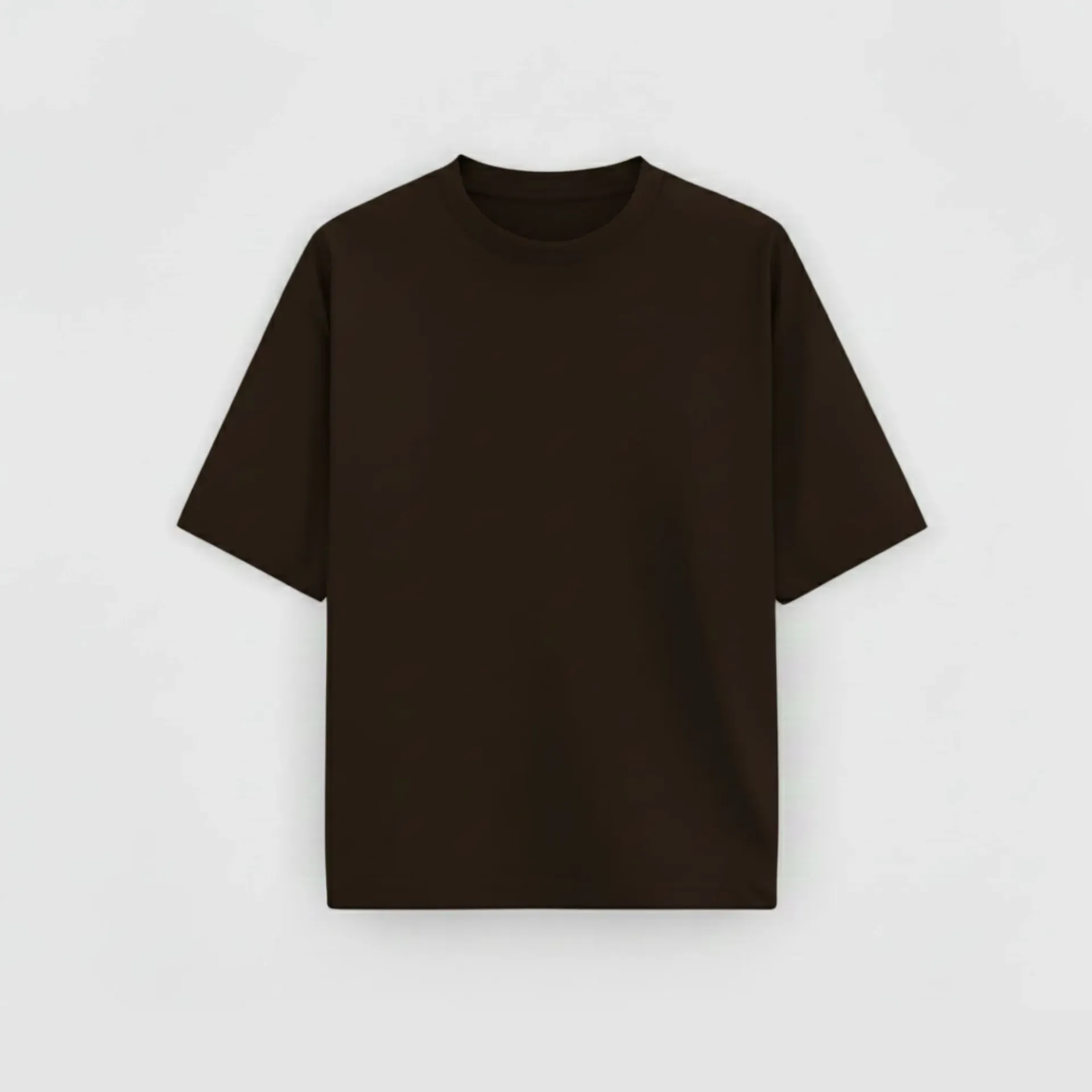 Coffee brown T-shirt (S, Solid)