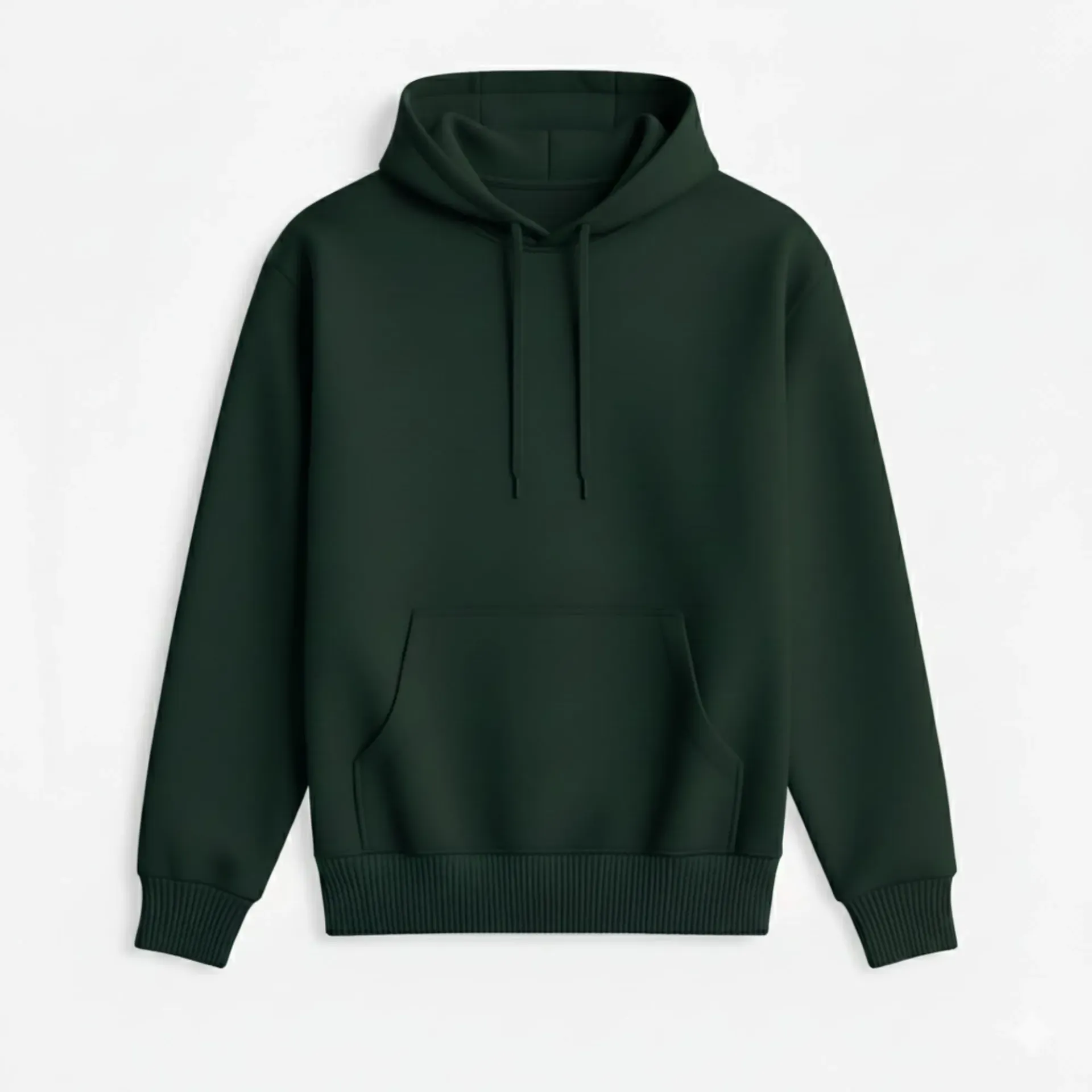 Dark Green Hoodie (S, Solid)