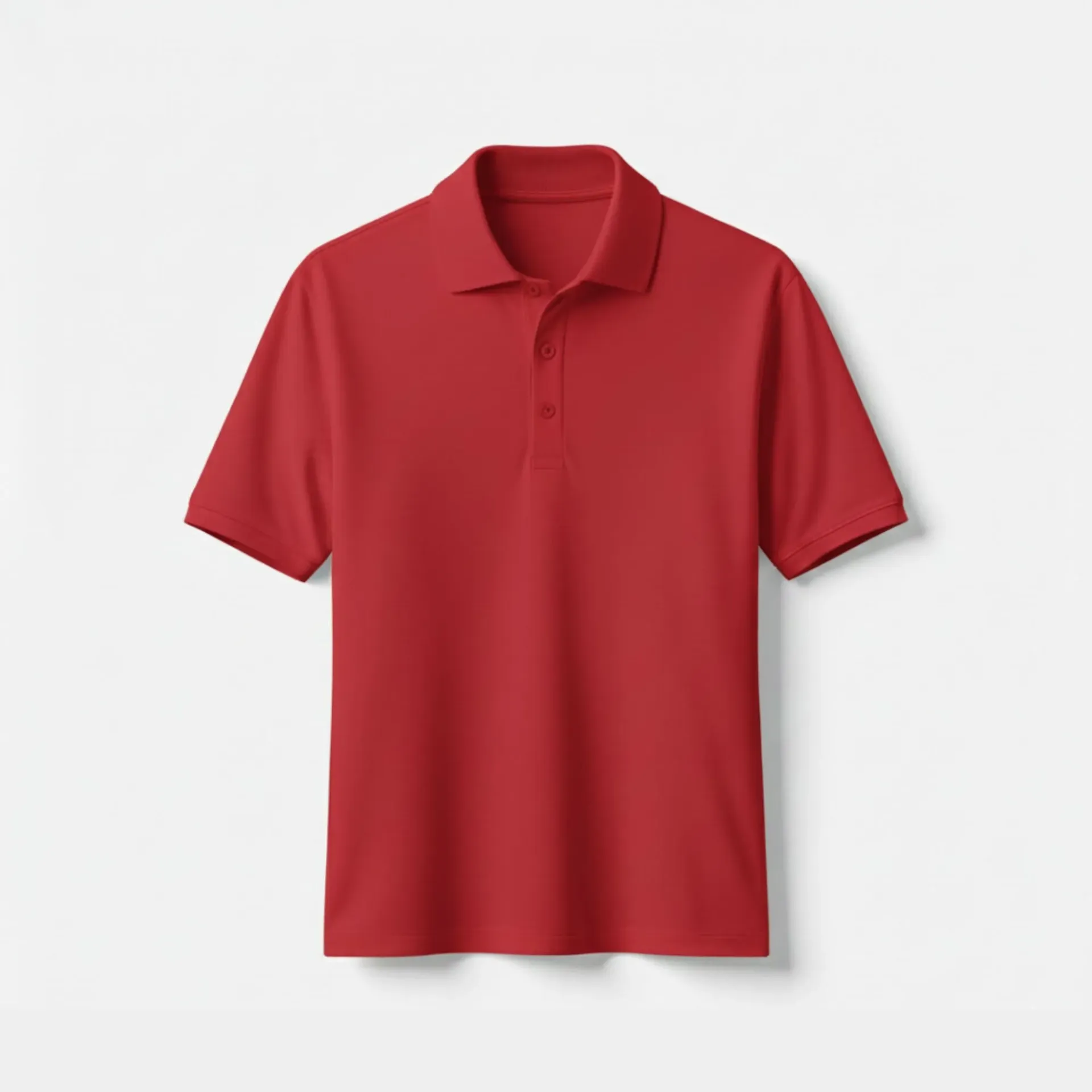 Brick red Polo T-shirt (Solid, S)
