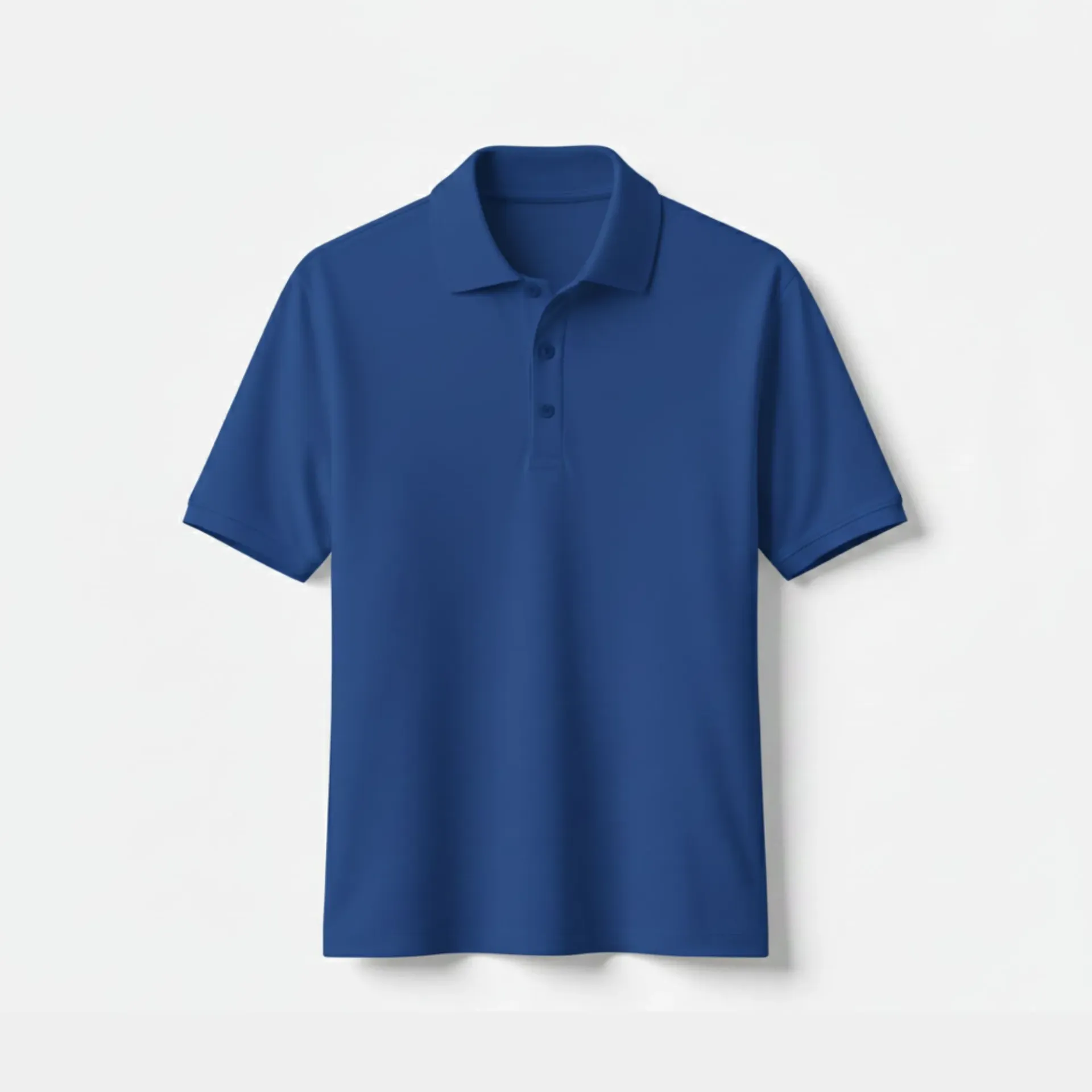 Royal blue Polo T-shirt (S, Solid)