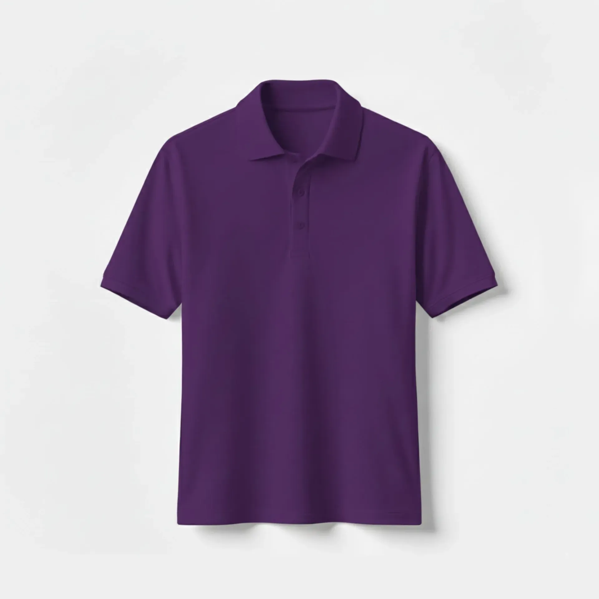 Purple Polo T-shirt (S, Solid)