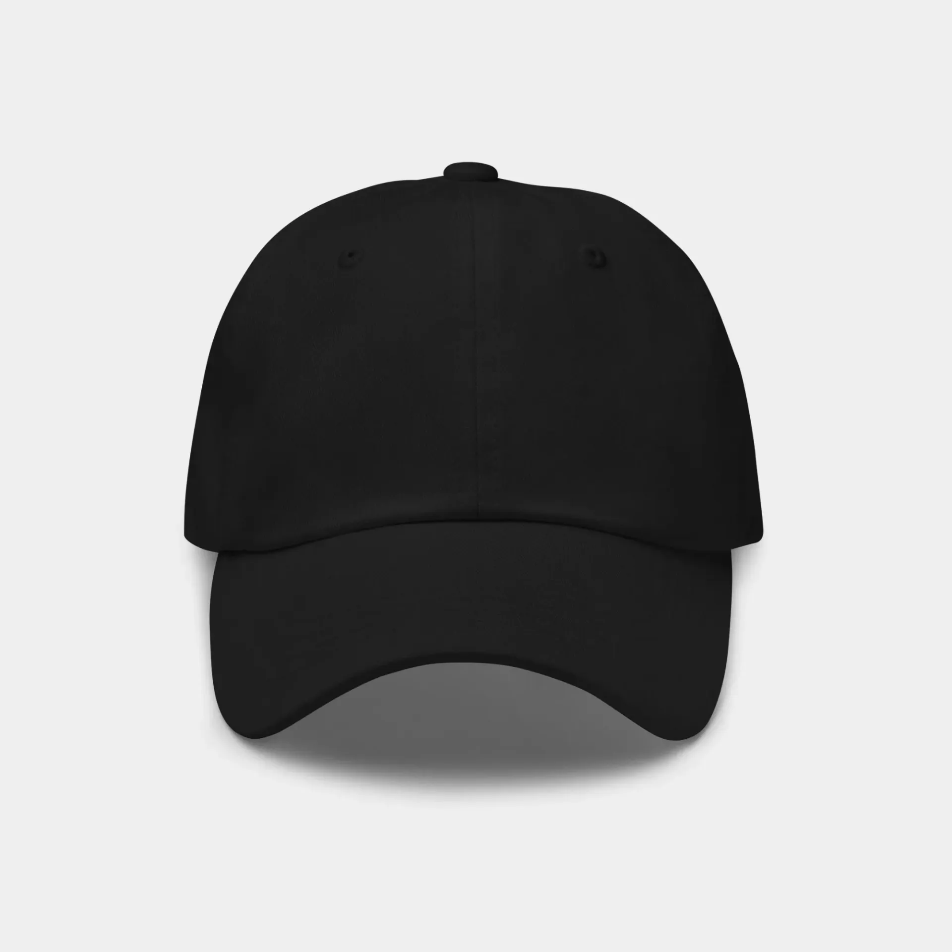 Black Baseball Cap (Solid)