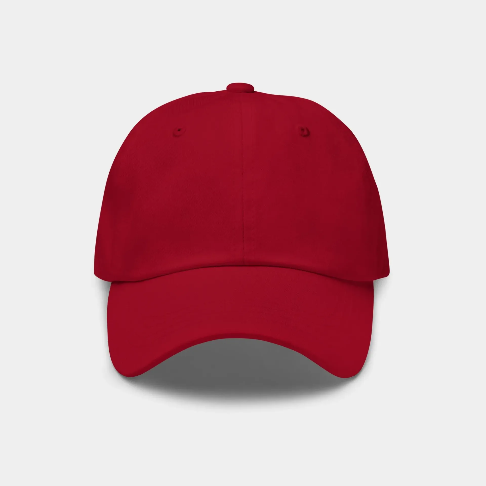 Red Baseball Cap (Solid)