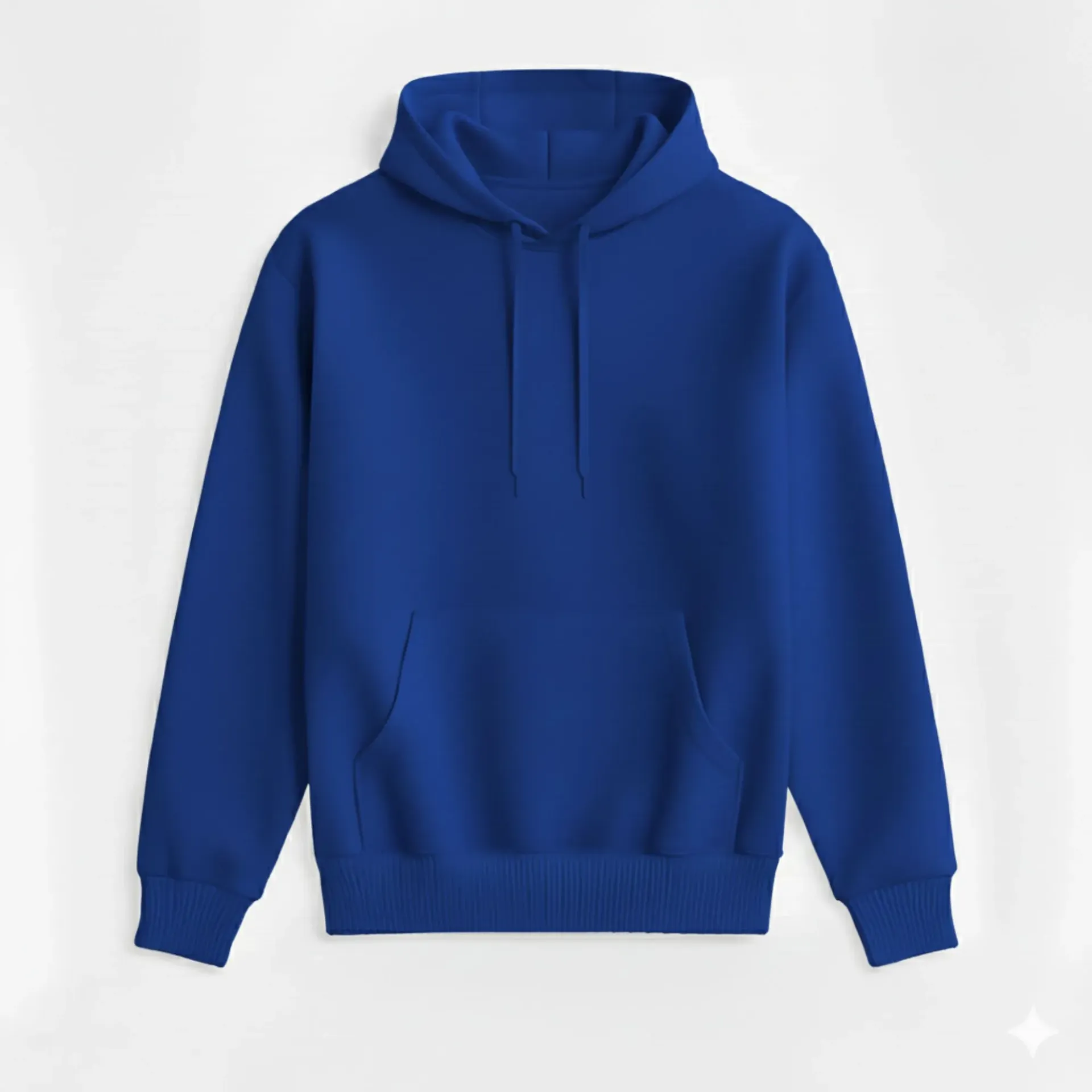 Royal blue Hoodie (S, Solid)