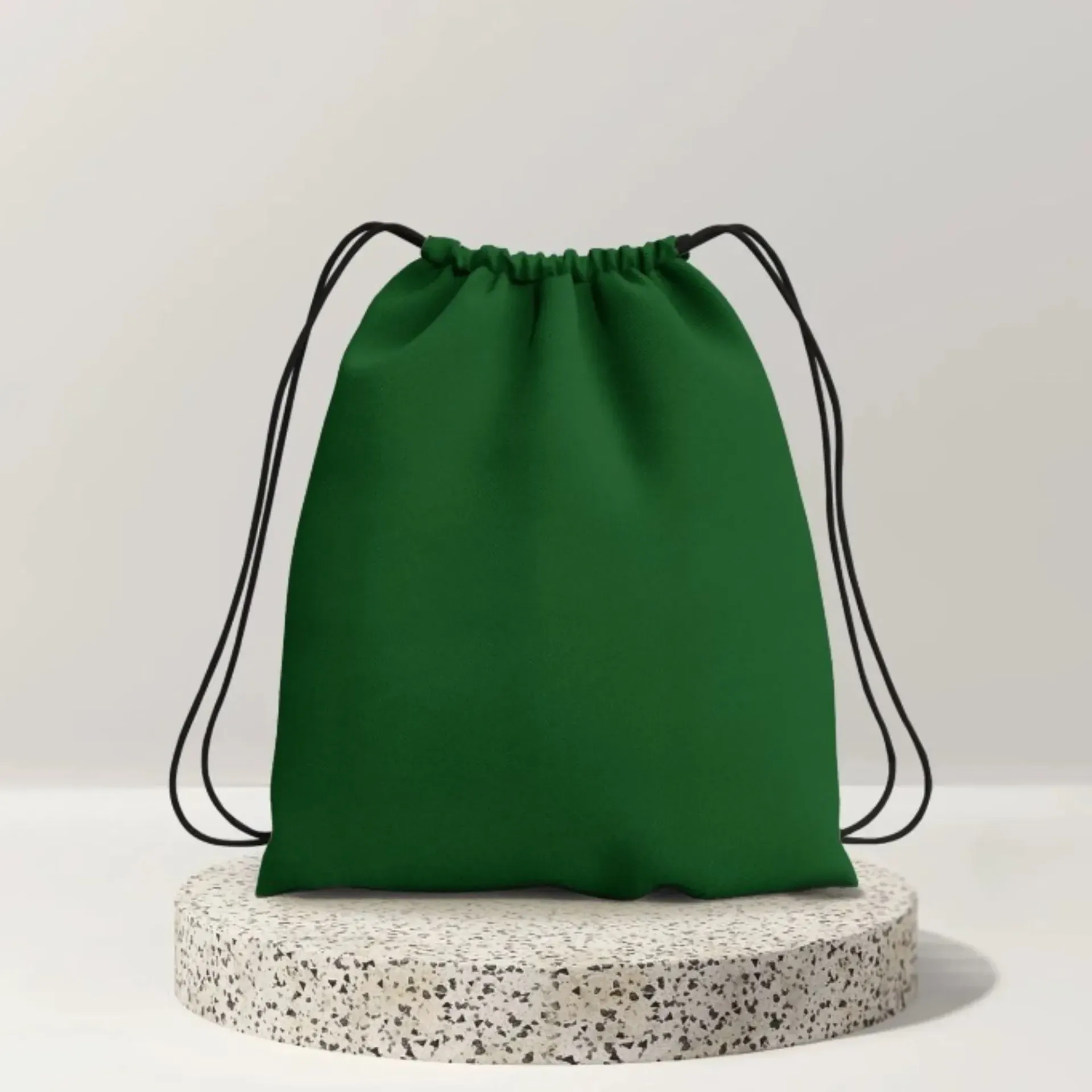 Green drawstring Bag (Solid)