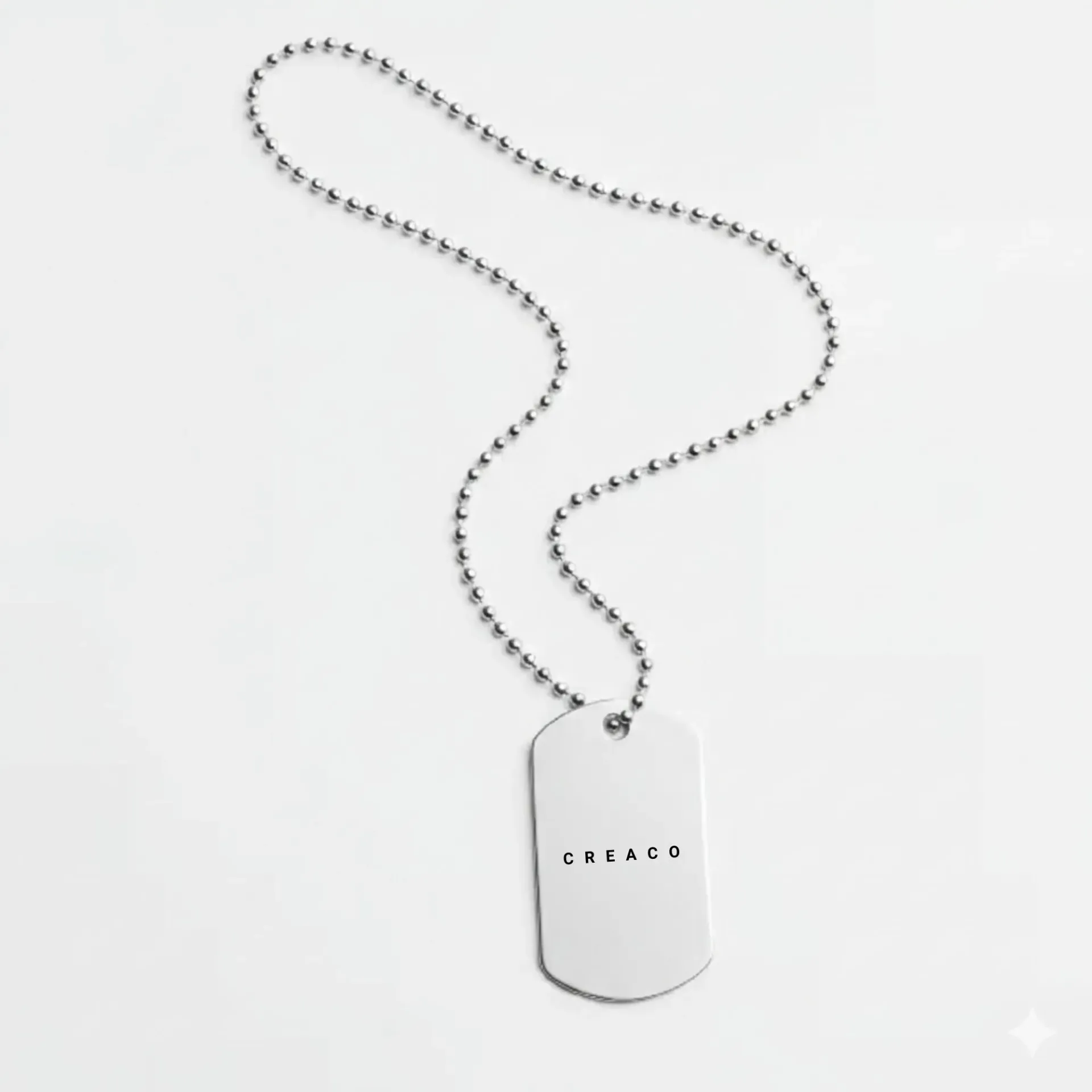 Engraved metal chain (Linear)