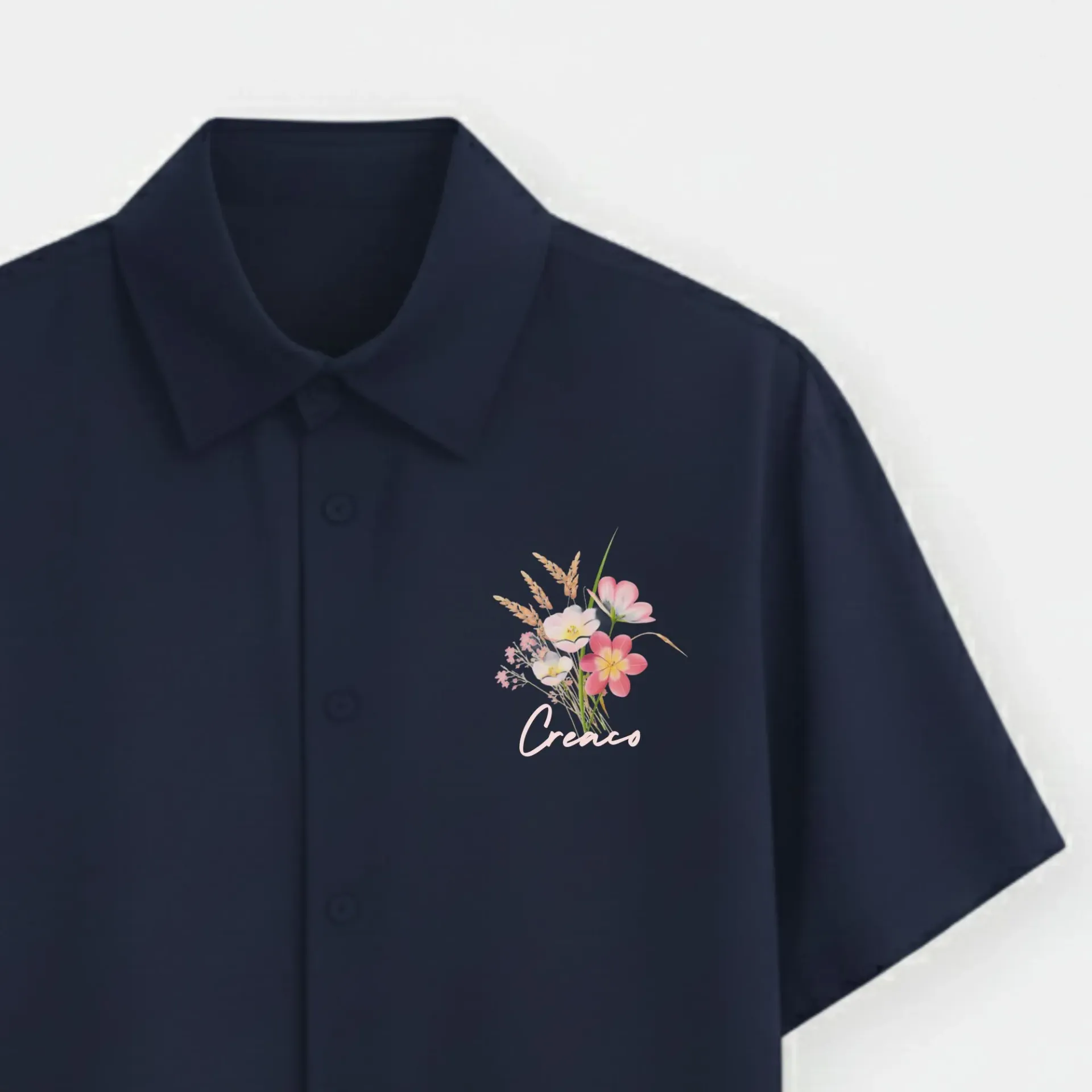 Flower Cotton Shirt (S)