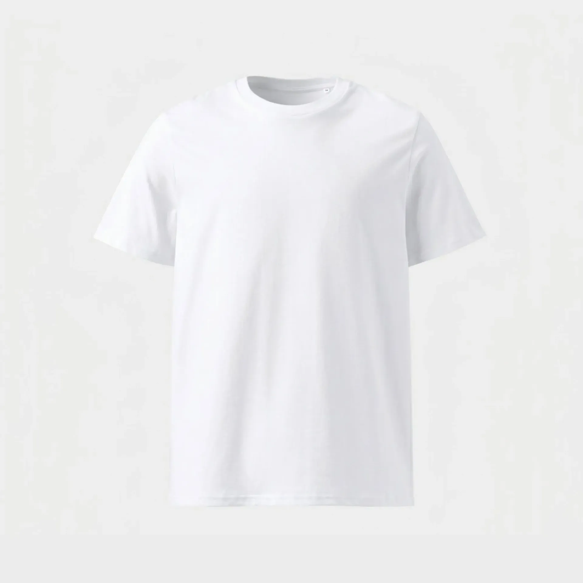 White Solid T-shirt