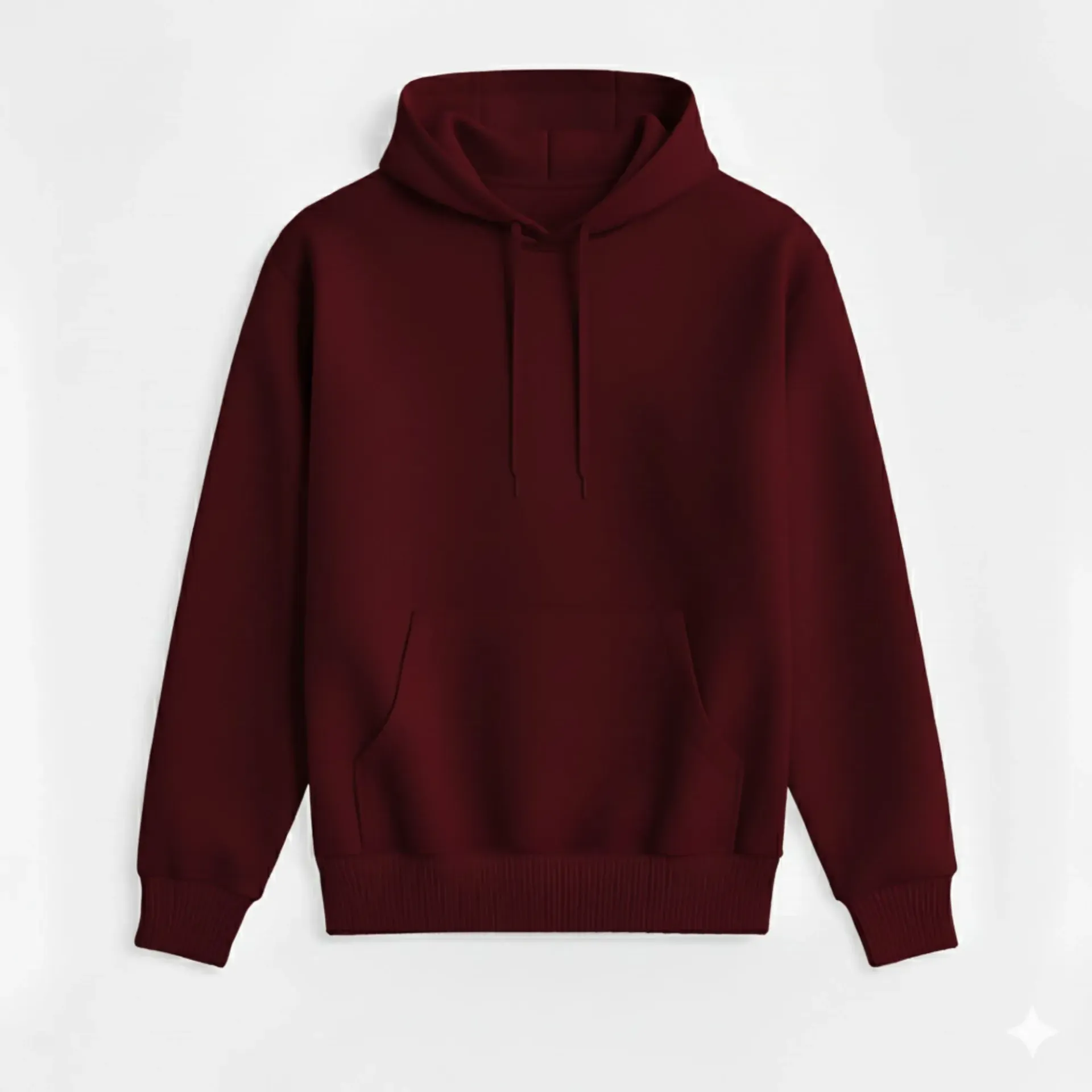 Maroon Hoodie (S, Solid)
