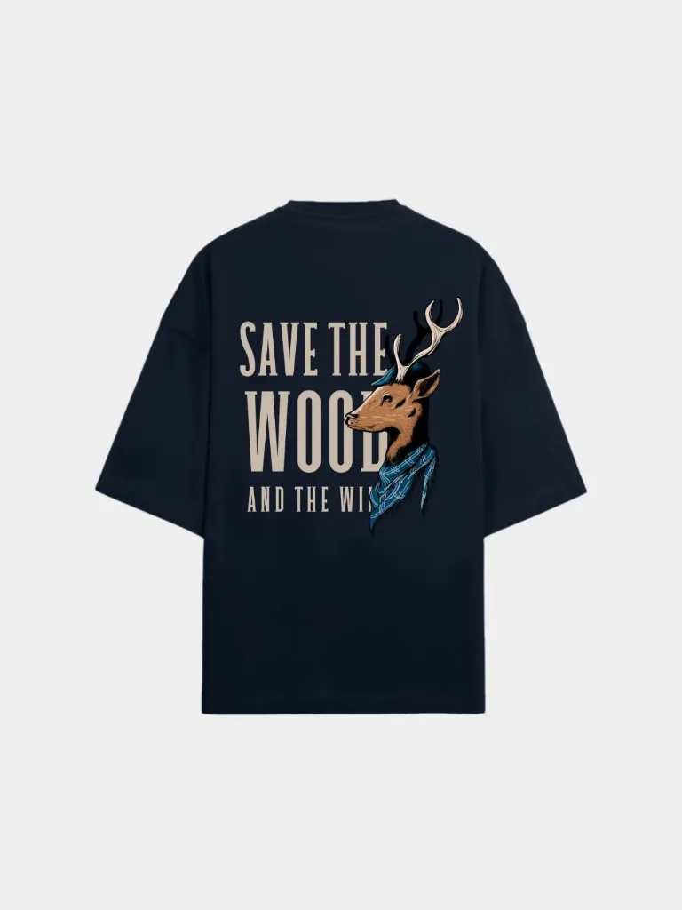 Save Wild Life Oversized T-shirt