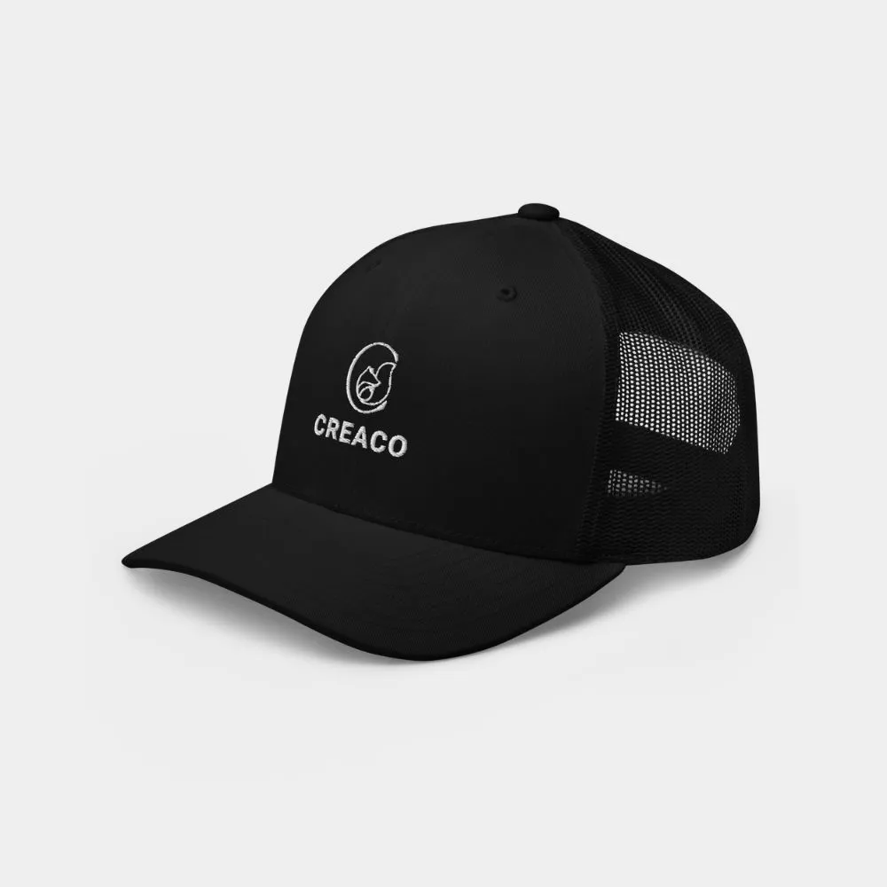 Black Trucker Cap