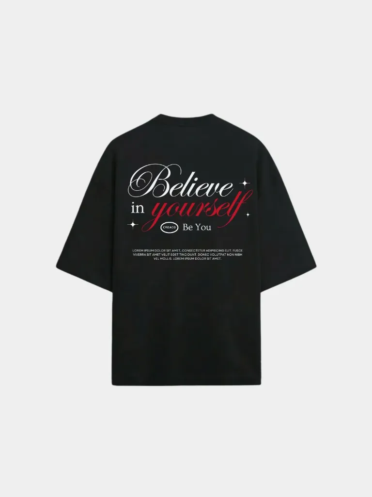 Believe Yourself Oversized T-shirt