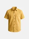 Yellow Half Sleeves Khadi Shirt