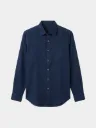 Midnight Navy Full Sleeve Khadi Shirt