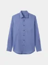 Ocean Blue Full Sleeves Khadi Shirt