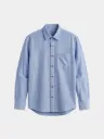 Blue Stripe Full Sleeve Khadi Shirt