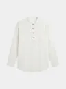 White Khadi Short Kurta