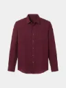 Dark Maroon Full Sleeve Khadi Shirt