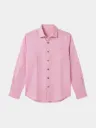 Baby Pink Full Sleeve Khadi Shirt