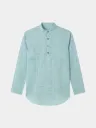 Baby Mint Khadi Short Kurta