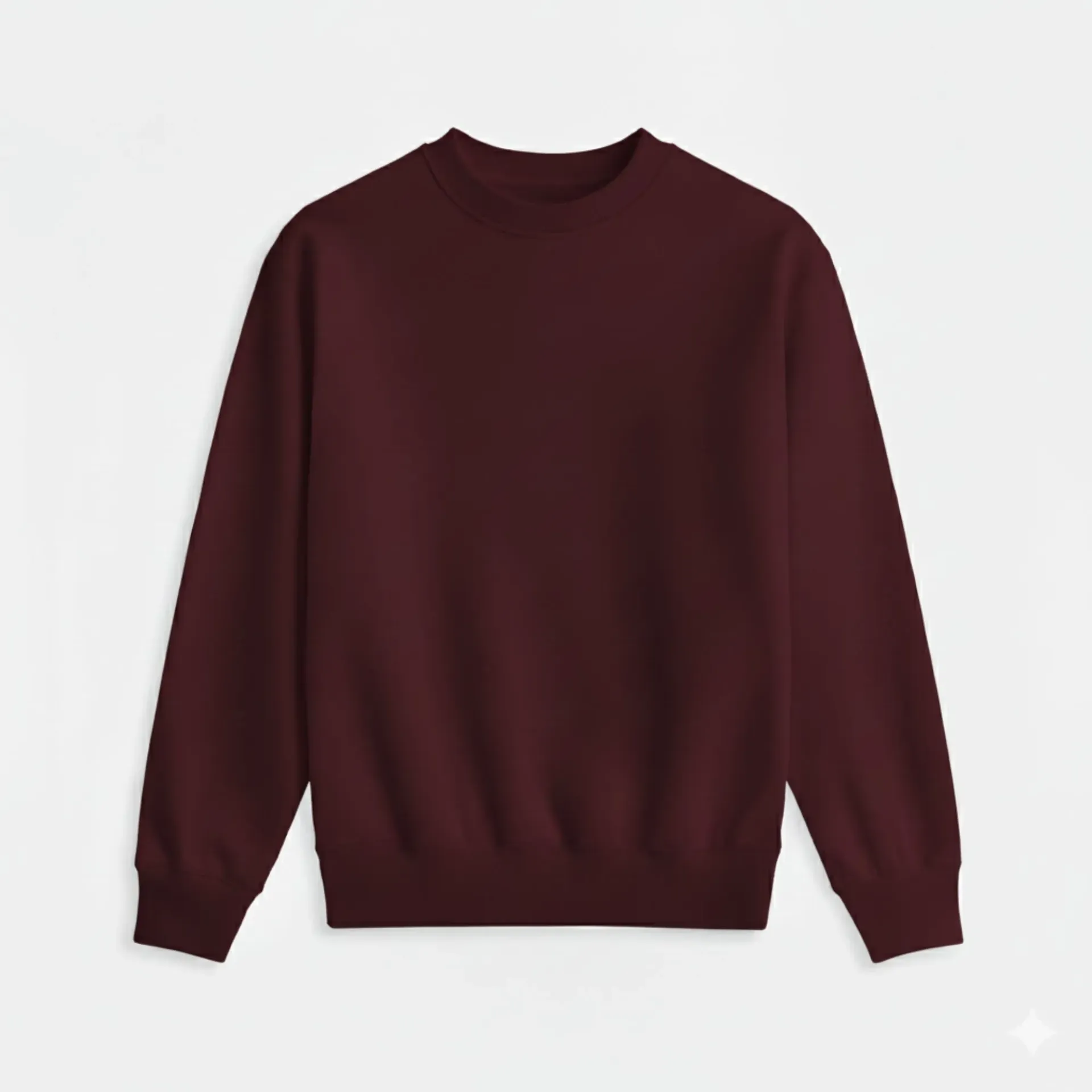 Maroon Sweatshirt (S, Solid)