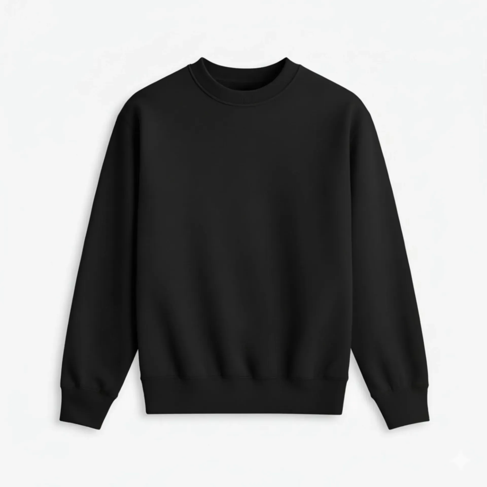 Black Sweatshirt (S, Solid)