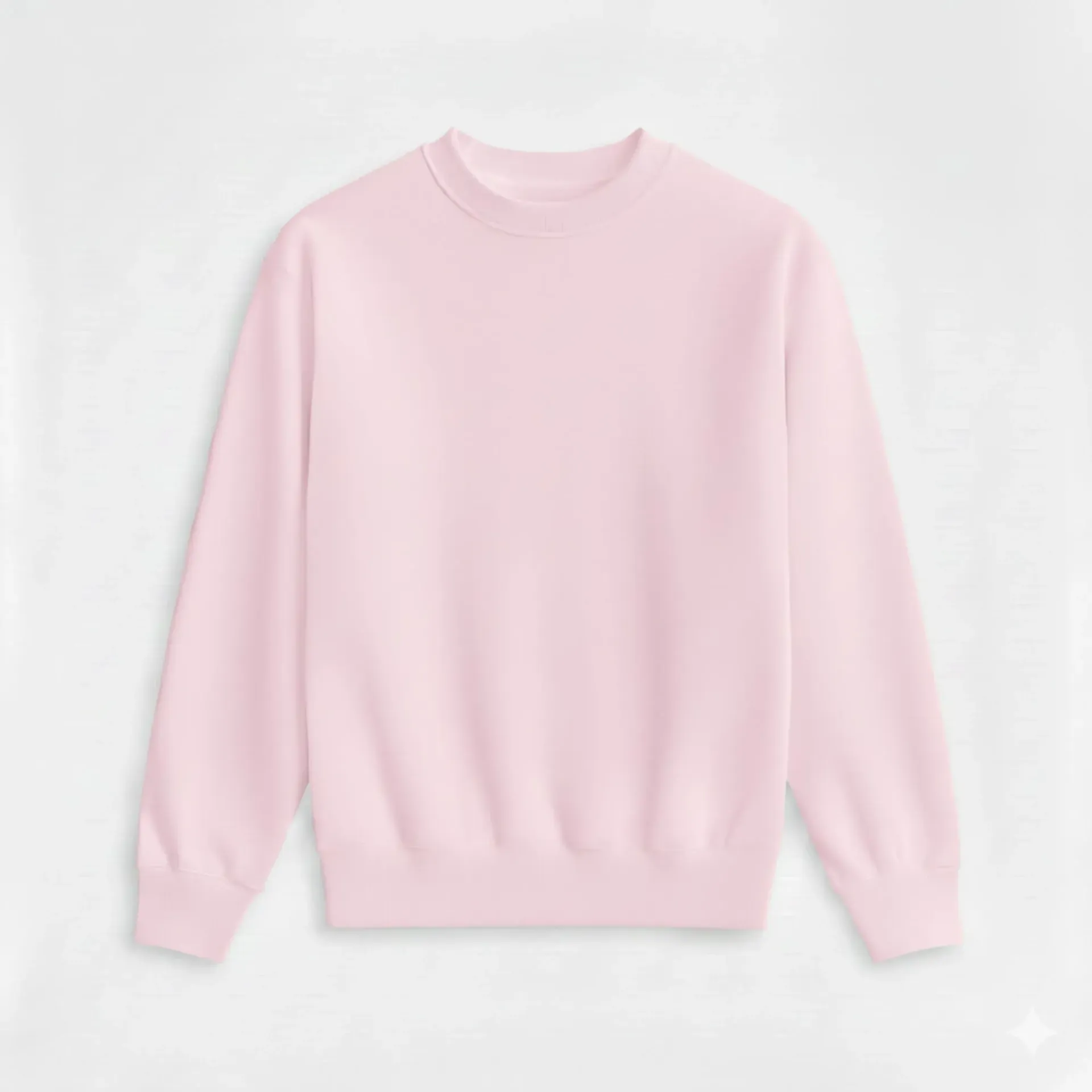 Pink Sweatshirt (S, Solid)