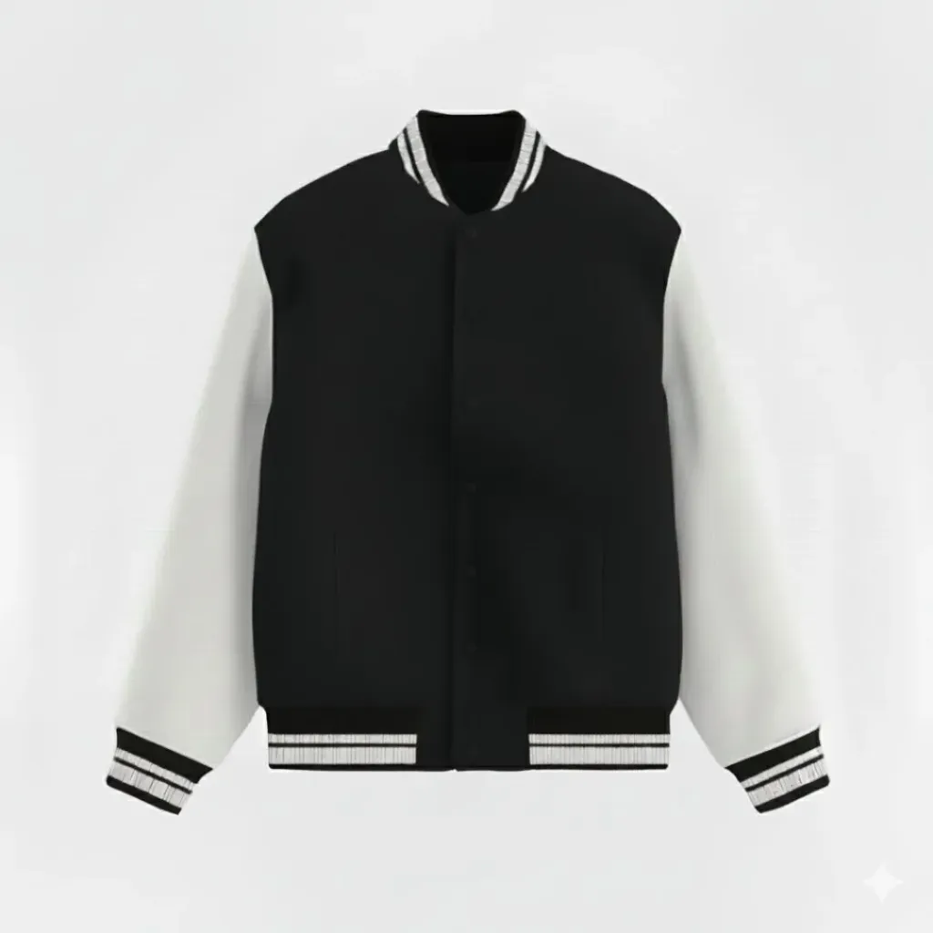 Black varsity Jacket (S, Solid)
