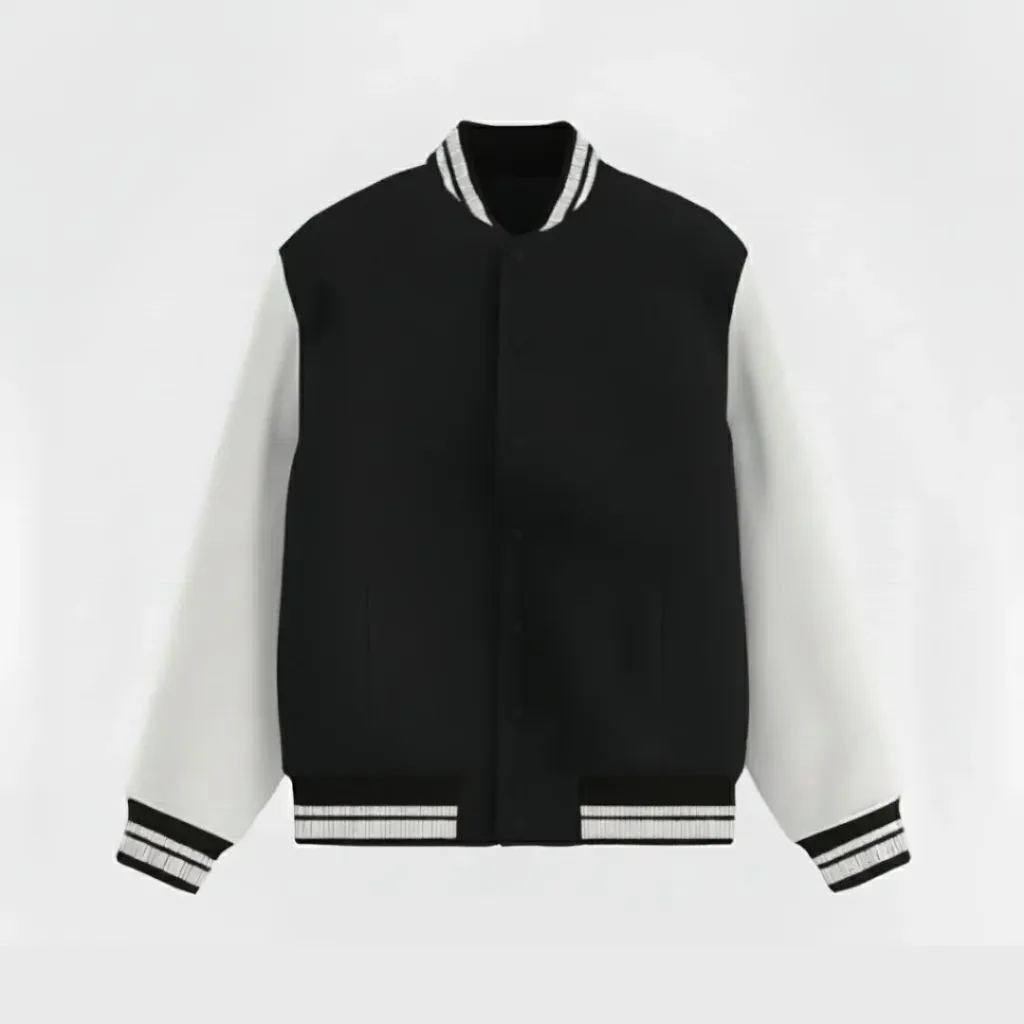 Black varsity Jacket (S, Solid)