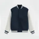 Navy Blue varsity Jacket