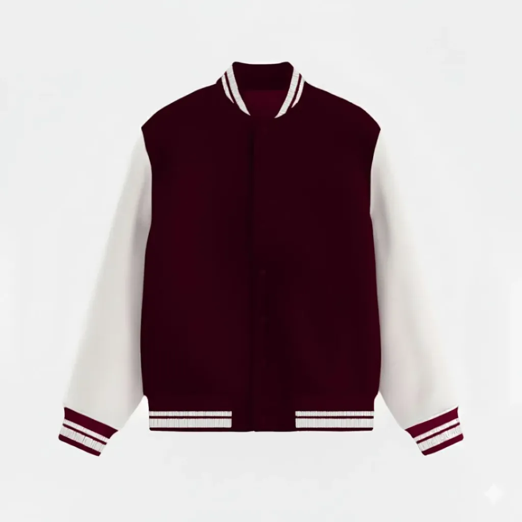 Maroon varsity Jacket (S, Solid)