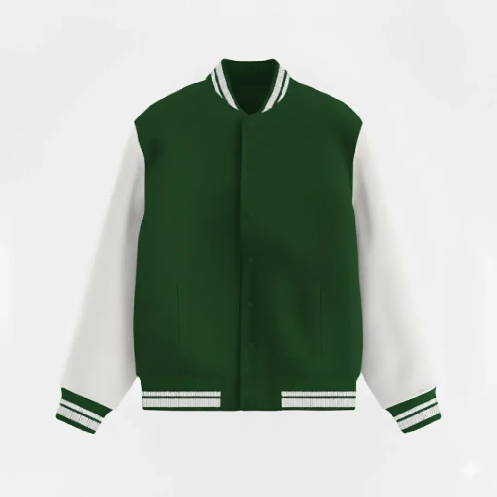 Green varsity Jacket (S, Solid)