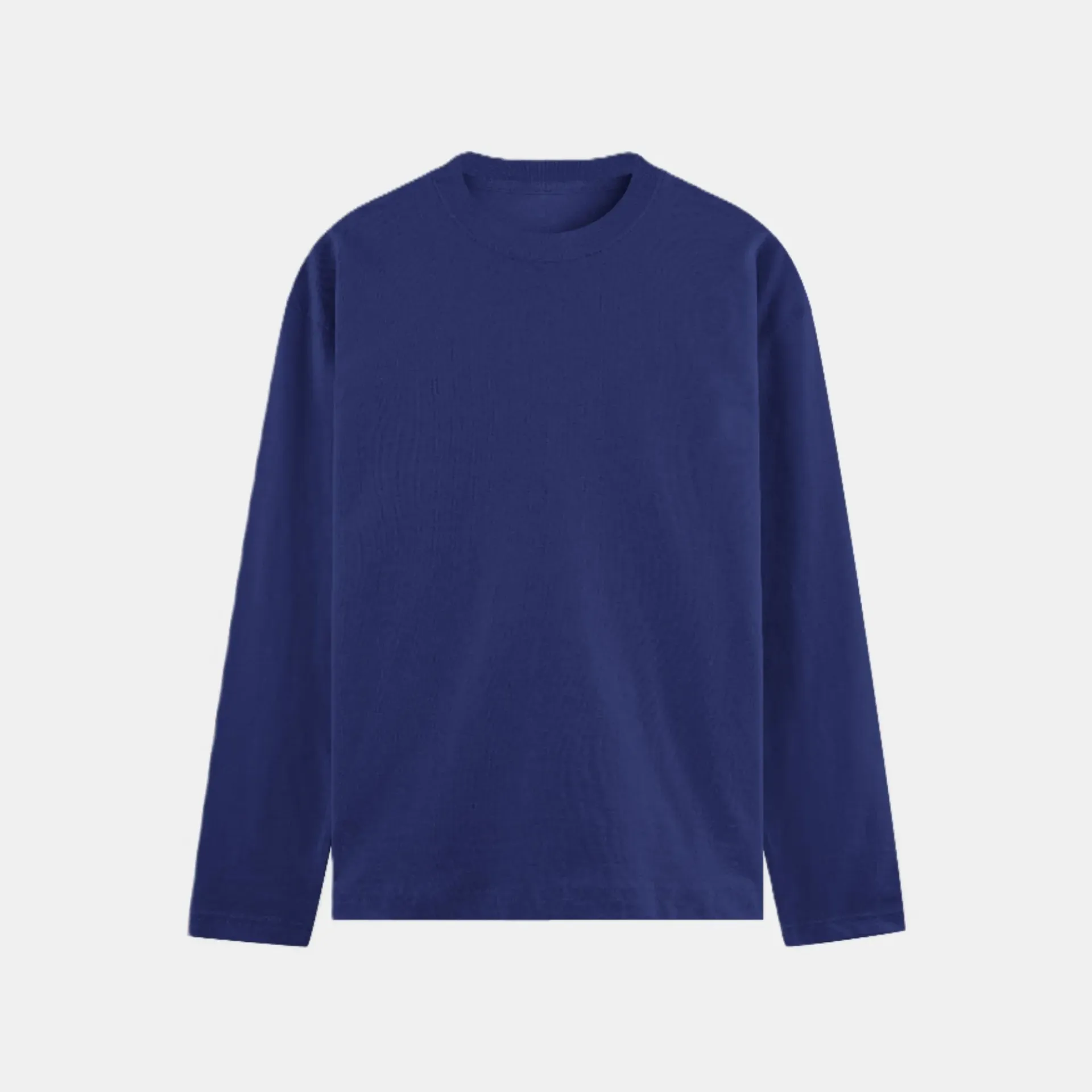 Royal blue full sleeve Tee (S, Solid)